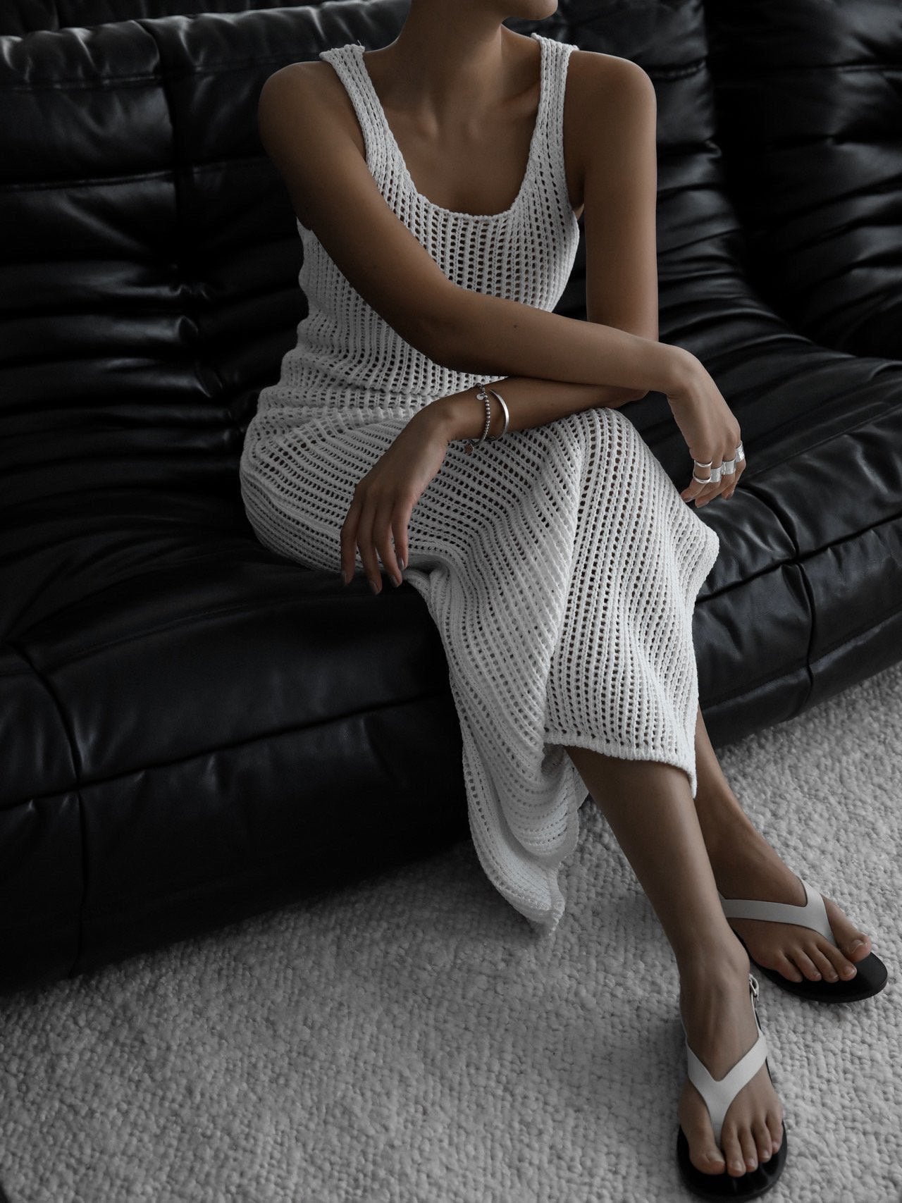 CALI Cotton Cover Up white - SUENE