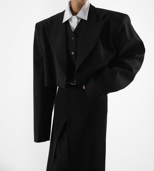 ALICIA Cropped Blazer - SUENE