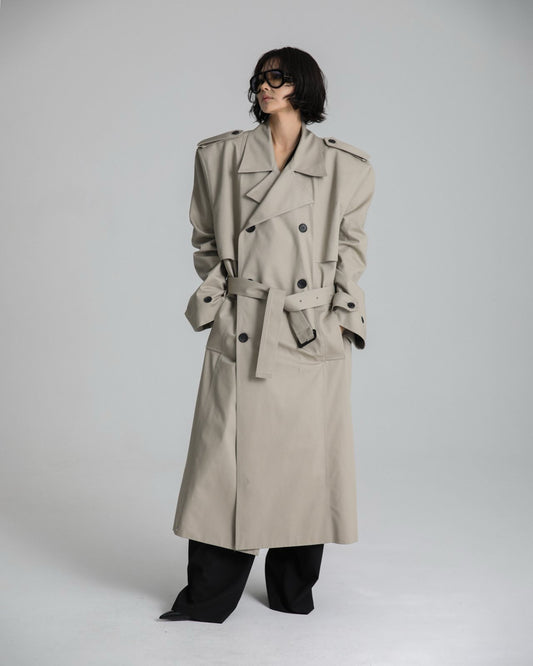 ANNE Trench Coat - Light Khaki - SUENE