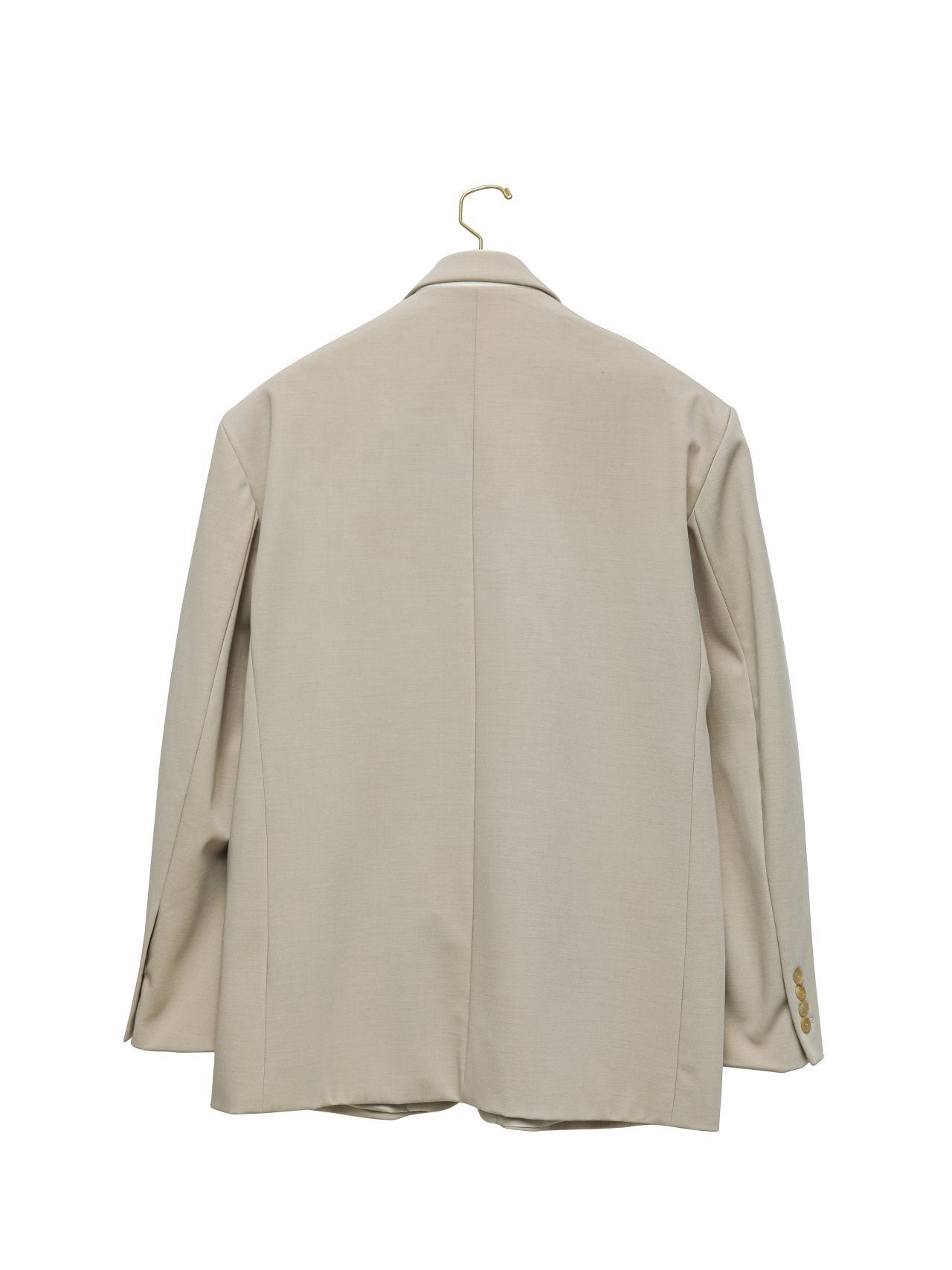 DIMITRI Classic Black Oversized Blazer - Beige - SUENE