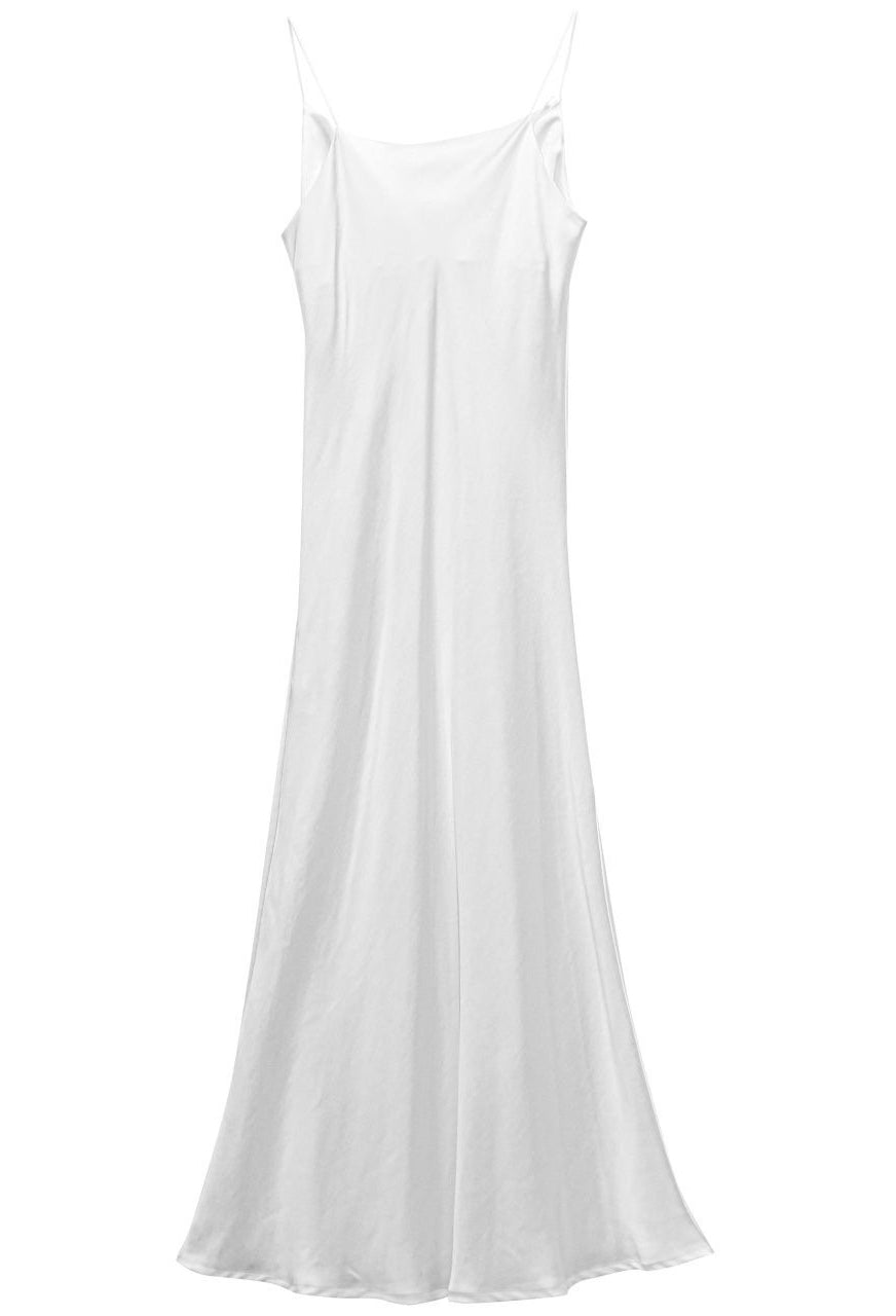 MALINA Ivory Satin Dress - SUENE