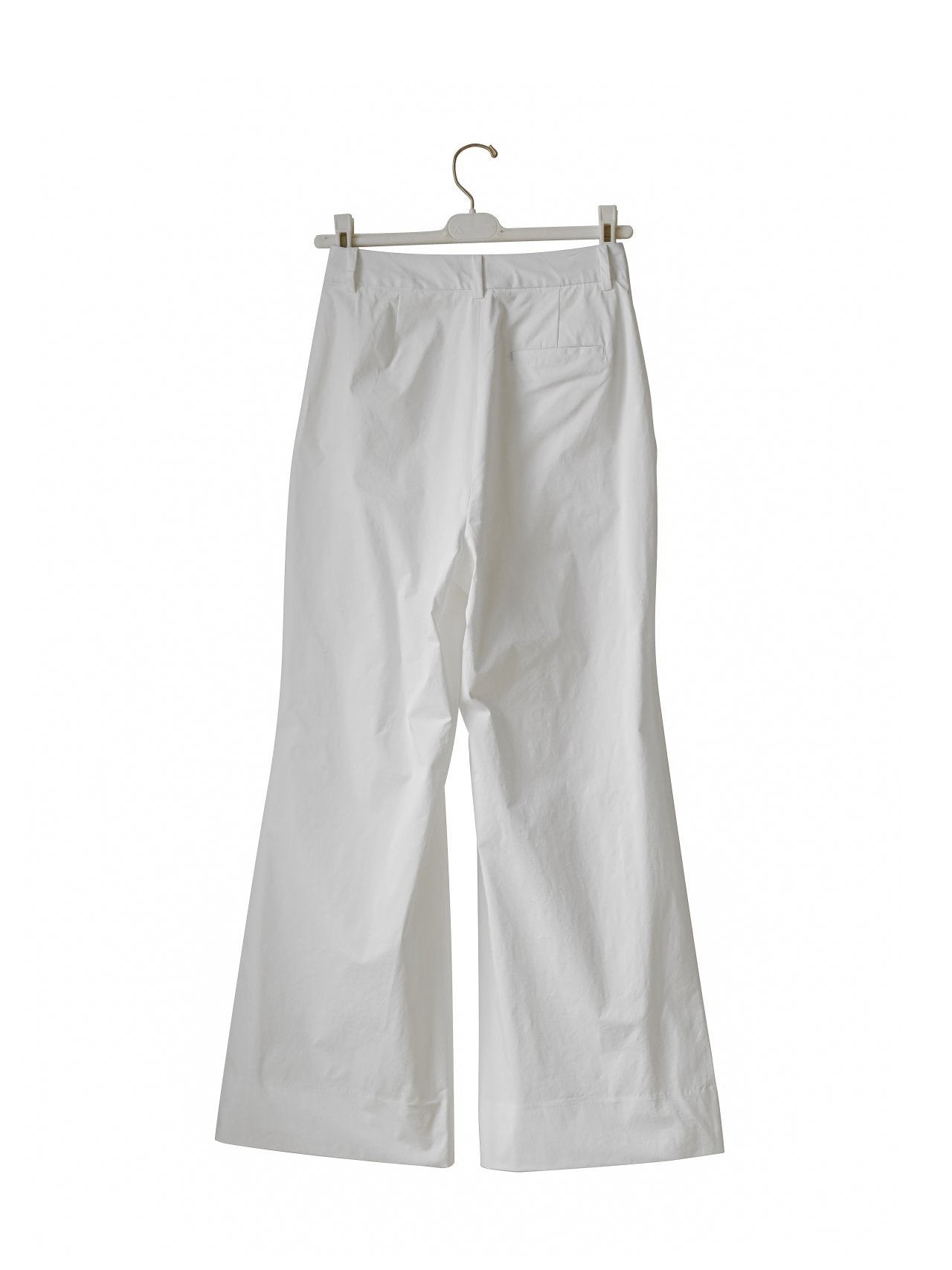 VICKY White Cotton Pants - SUENE