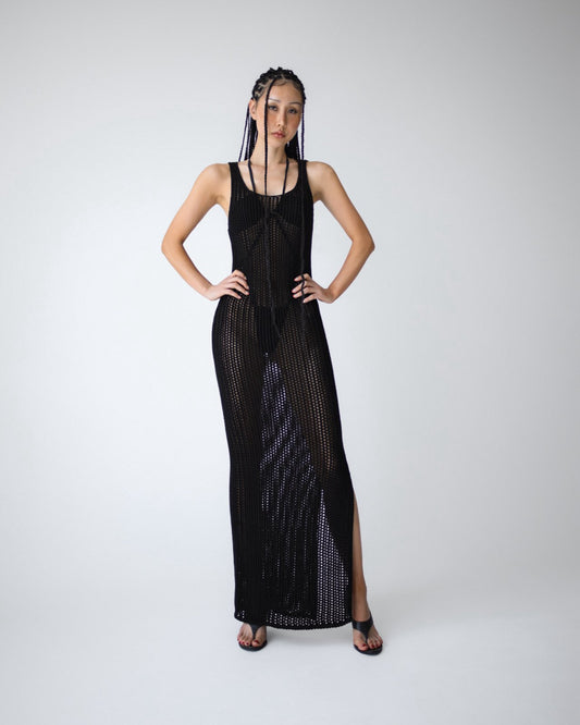 CALI Cotton Cover Up - Black - SUENE