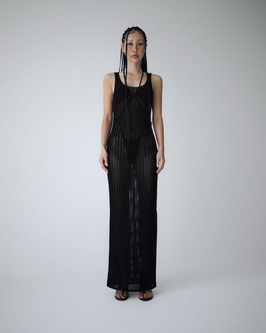 CALI Cotton Cover Up - Black - SUENE