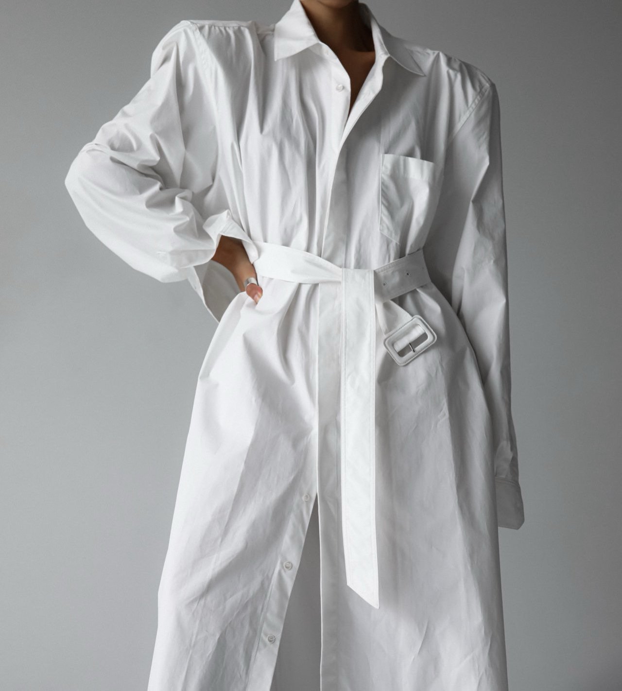 STELLA Maxi Shirt Dress - SUENE